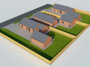 single family houses 2 3D Model