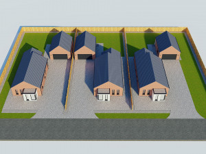 single family houses 2 3D Model