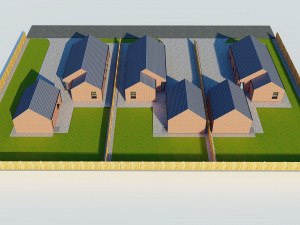 single family houses 2 3D Model
