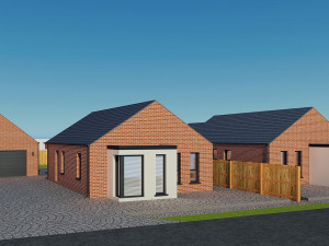 single family houses 2 3D Model