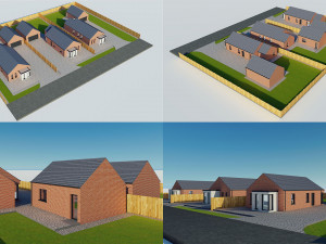 single family houses 2 3D Model