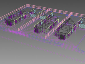 single family houses 2 3D Model