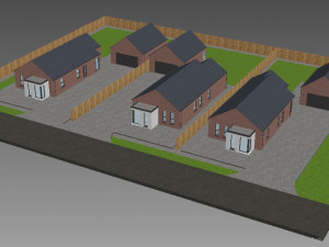 single family houses 2 3D Model
