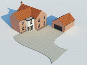 brick house 3 Modelo 3D