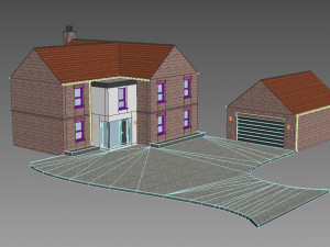 brick house 3 Modelo 3D