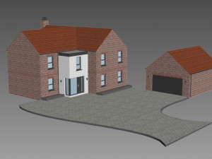 brick house 3 Modelo 3D