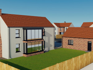 duplex houses 1 3Dモデル
