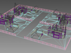 duplex houses 1 3Dモデル