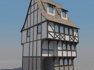 medieval house 1 3D Model