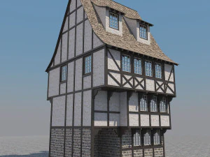 medieval house 1 3D Model