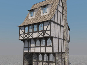 medieval house 1 3D Model