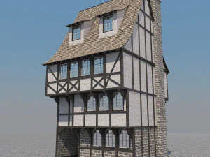 medieval house 1 3D Model