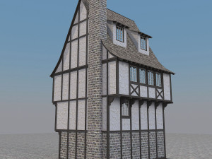 medieval house 1 3D Model