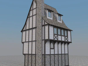 medieval house 1 3D Model