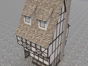 medieval house 1 3D Model