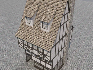 medieval house 1 3D Model