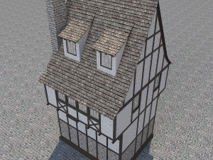 medieval house 1 3D Model