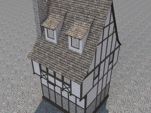 medieval house 1 3D Model