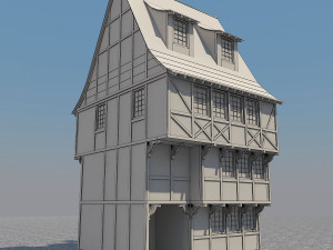medieval house 1 3D Model