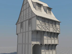 medieval house 1 3D Model