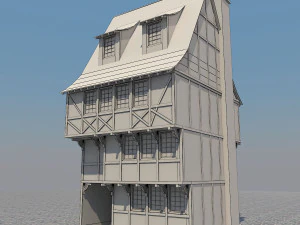 medieval house 1 3D Model