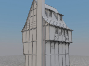 medieval house 1 3D Model