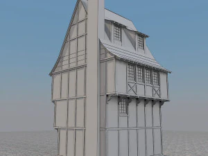 medieval house 1 3D Model
