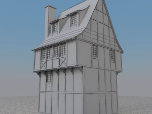 medieval house 1 3D Model