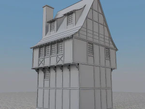 medieval house 1 3D Model
