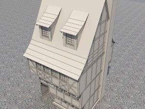 medieval house 1 3D Model
