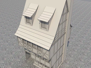 medieval house 1 3D Model