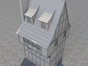 medieval house 1 3D Model