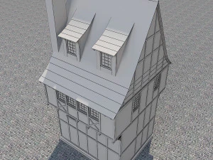 medieval house 1 3D Model