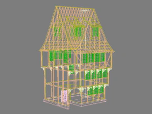 medieval house 1 3D Model