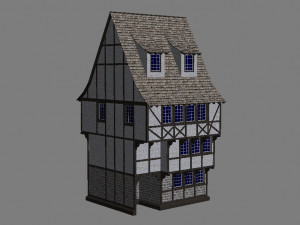 medieval house 1 3D Model