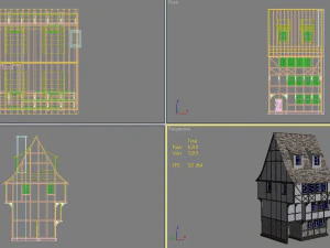 medieval house 1 3D Model