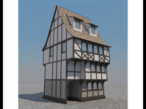 medieval house 1 3D 모델