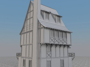 medieval house 5 3D Model