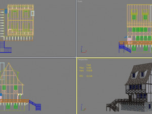 medieval house 5 3D Model