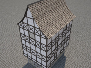 medieval house 2 Model 3D