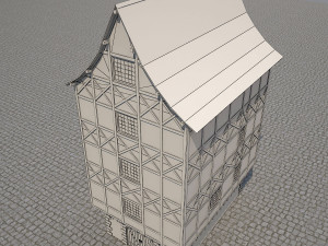 medieval house 2 Model 3D