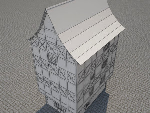 medieval house 2 Model 3D