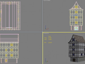 medieval house 2 Model 3D