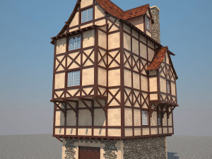 medieval house 6 3D Model