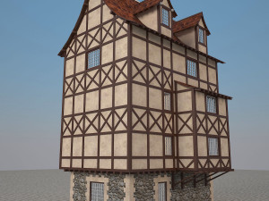 medieval house 6 3D Model