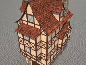 medieval house 6 3D Model