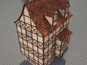 medieval house 6 3D Model