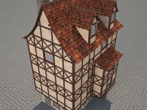 medieval house 6 3D Model