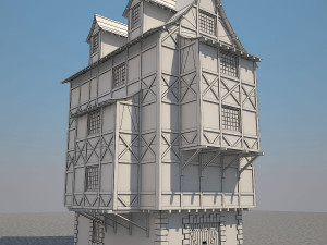medieval house 6 3D Model