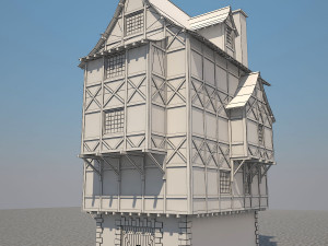 medieval house 6 3D Model